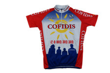 Maillot vélo vintage Giordana Cofidis Fondriest