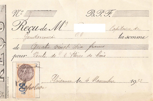 Vieux papier fiscaux - vieux,
