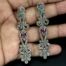 925 Argent Sterling Boucles
