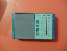 TRANSISTOR  VINTAGE radio Oceanic Yiny 503 L couleur TUQUOISE FM/MW/LW