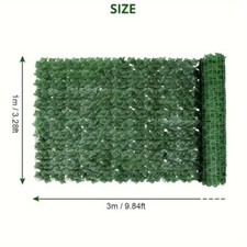 BRISE VUE Haie Fausse pour Balcon, Clôture et Décoration de Jardin H 1m x L 3m