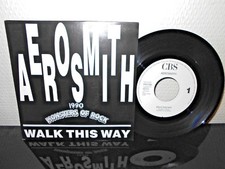 45 T: Aerosmith :Walk This Way /Come Together /CBS Interdit vente /The Beatles  