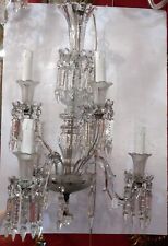 1950' Lustre 6 Branches Baccarat Hauteur 66 x Diamètre 65 cm