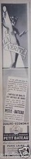 PUBLICITÉ 1938 PETIT-BATEAU CULOTTES ET SOUS-VÊTEMENTS - ADVERTISING