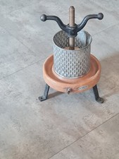 TABLE presse FRUIT RAISIN VIN myrtille PRESSE BOIS ANCIEN ancien pays siècle