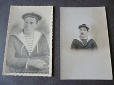2 photos anciennes marins