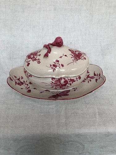 Sauciere faience mency - ,
