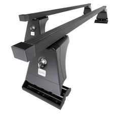 Barres de toit en acier pour BMW 1 E87 5p (2004-2011) O noir