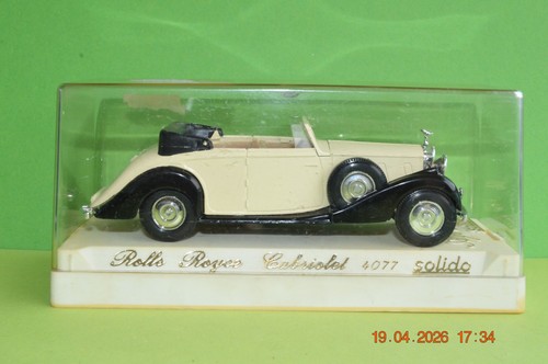 Solido 1974 age rolls - solido, d'or