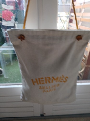 Sac aline hermès en toile - sac, "