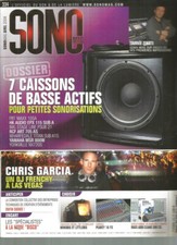 SONO MAGAZINE N°334 CAISSONS DE BASSE ACTIFS / CHRIS GARCIA / TRACEURS XENON