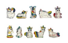 Série complète de 10 fèves