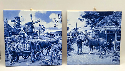 Delft blauw handpainted - delft,