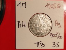 Allemagne 1 Mark 1905 G