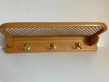 Portemanteau Porte chapeau en Bois Courbé et tressé  1920's