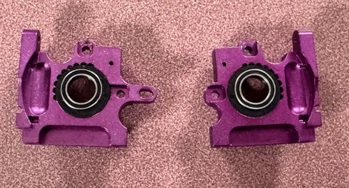 Purple aluminum rear - purple,