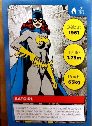 Carte auchan comics - carte, dc
