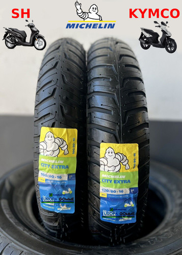 Paire michelin 100 - michelin, 100/80-16