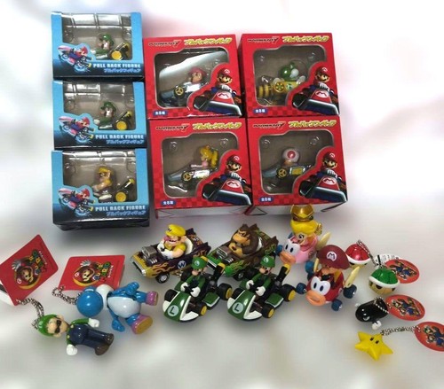 Mario kart pull - kart, figurine