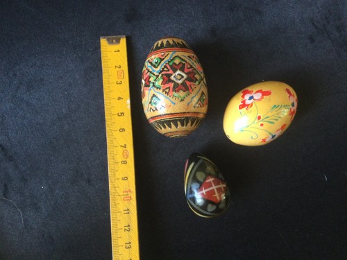 Oeufs collection bois et - oeufs, en