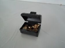 PLAYMOBIL médiéval / pirates petit coffre trésor gris foncé 15 pièces d'or