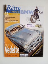 RETRO HEBDO n°40 FORD VEDETTE 1952-BMW R27 1960-PANHARD PL 17
