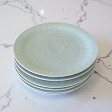 Chine. 6 assiettes plates en