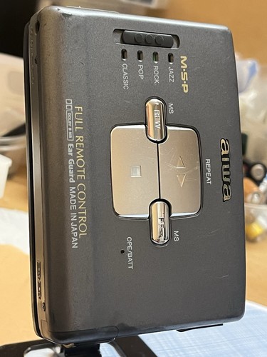 Aiwa portable cassette - aiwa,