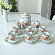 Limoges Raynaud. Service à café en porcelaine Vieux Chine Collection Damon B