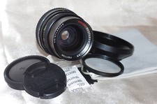 REMARQUABLE objectif 35/2,8 VOIGT_SKOPAREX bouchon-filtre-pare-soleil-housse TBE