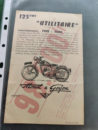 Monet goyon 125 - &, utilitaire