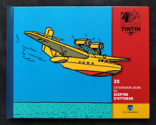 L'hydravion jaune du SEPTRE D'OTTOKAR en avion TINTIN Ed. MOULINSART