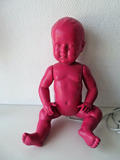 BEBE POUPON Petit COLIN POP ART lampe Baigneur Vintage .