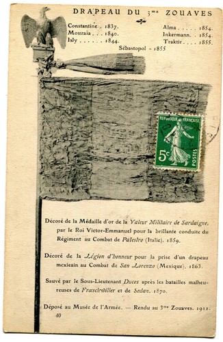 Carte militaire drapeau - militaire, du