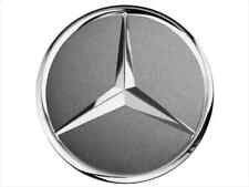 LOT 4 Cache Moyeu 75mm Gris Foncé Pour Mercedes Logo Emblème Jante Centre Roue