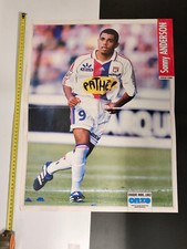 magazine ONZE MONDIAL poster sonny anderson et olympique lyonnais OL football
