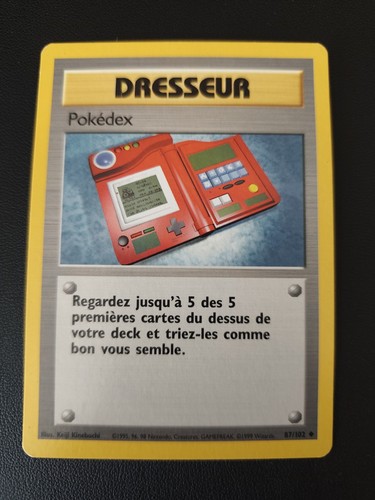 Carte pokémon pokédex 102 - carte,