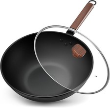 Poêle wok de 32 cm, pour 4 à