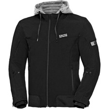 Veste iXS Classic SO veste moto softshell veste de moto avec capuche hommes noir