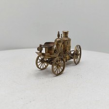 Miniature en laiton, usiné main ancienne voiture à vapeur