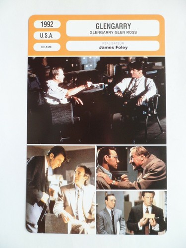 Carte fiche cinema 1992 - carte,