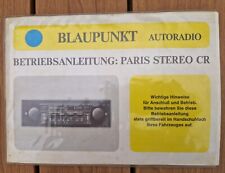 Notice Utilisation BLAUPUNKT