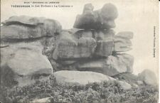 Carte postale ancienne Trébeurden environ de Lannion, les rochers "la Couronne"