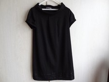 Robe tunique noire, taille 38-40 - Promod.
