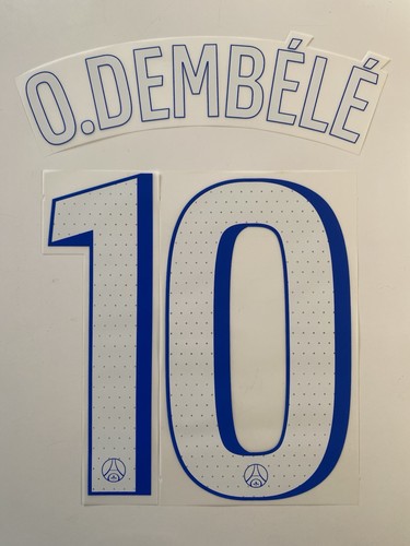 Flocage officiel psg dembele - flocage, o.dembele