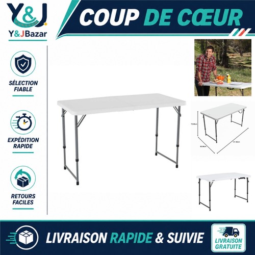 Table pliante lifetime blanche - pliante,