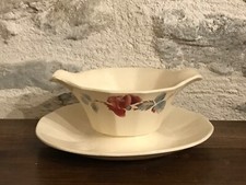 Saucière sur dormant, Digoin Sarreguemines, modèle Boulogne