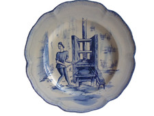 ASSIETTE FAÏENCE DE FRANCE