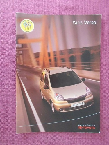 Toyota yaris verso - toyota,