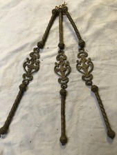 chaine de lustre ancien en bronze et cuivre 